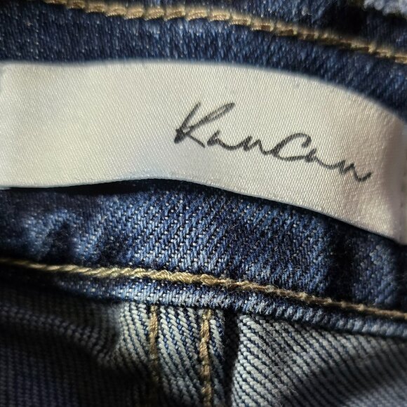 KANCAN MAKAYLA ( 5/26 ) Raw Waist Ultra High-Rise Flare Wide Leg Jeans - Picture 5 of 6